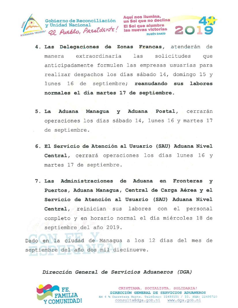 comunicado
